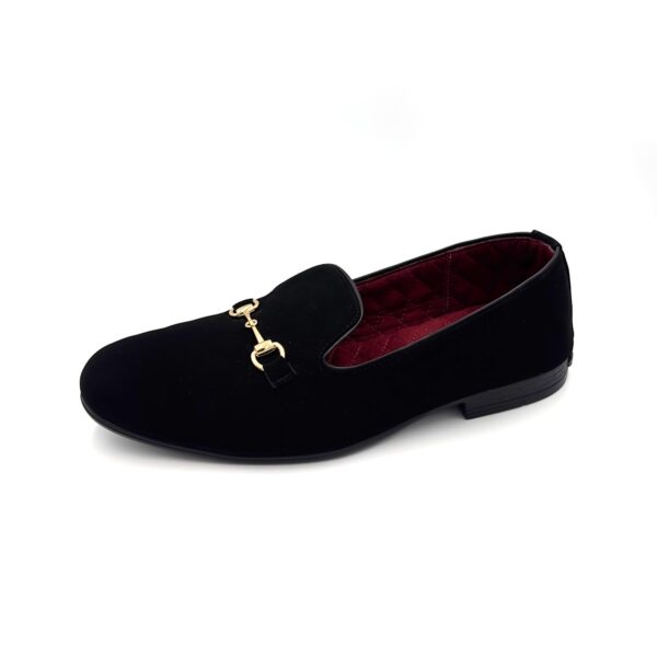 Slipper Negro Liso Buck