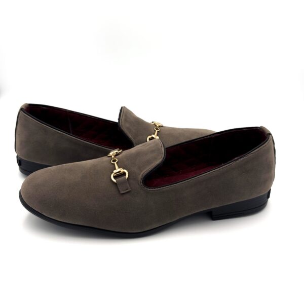 Slipper Terciopelo Gris - Image 2