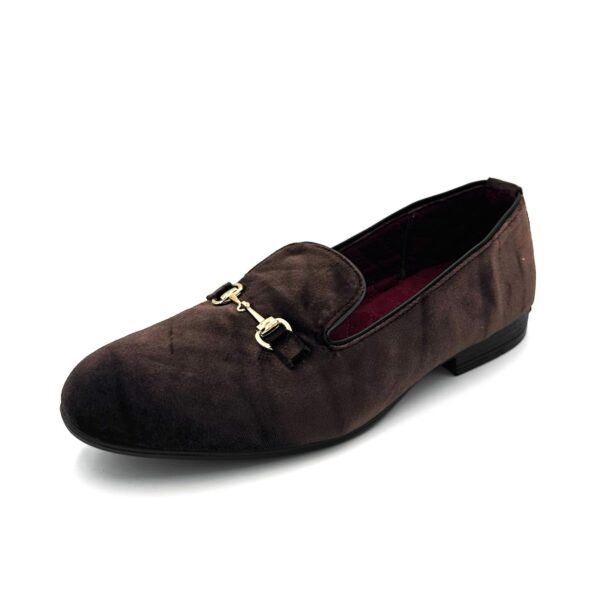 Slipper Terciopelo Café