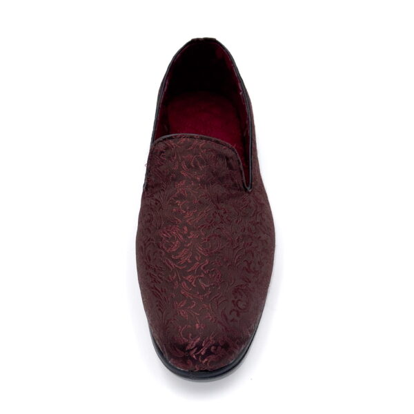 Slipper Satin Café Hojas - Image 4
