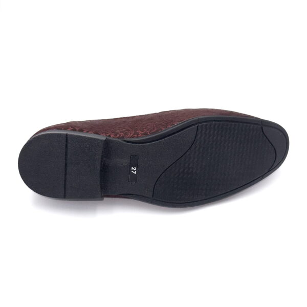 Slipper Satin Café Hojas - Image 5
