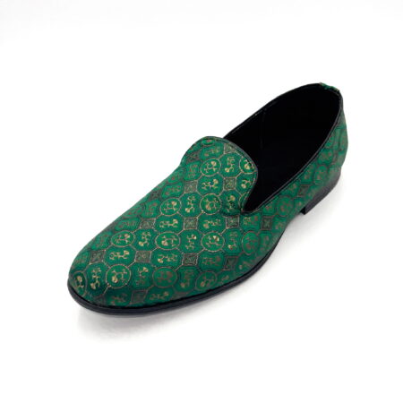 Slipper Satin Verde Olivo